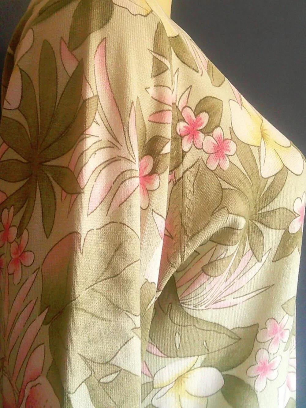 Pendleton Portland 72% Silk Floral Spring Coastal Cardigan L - Picture 8 of 12